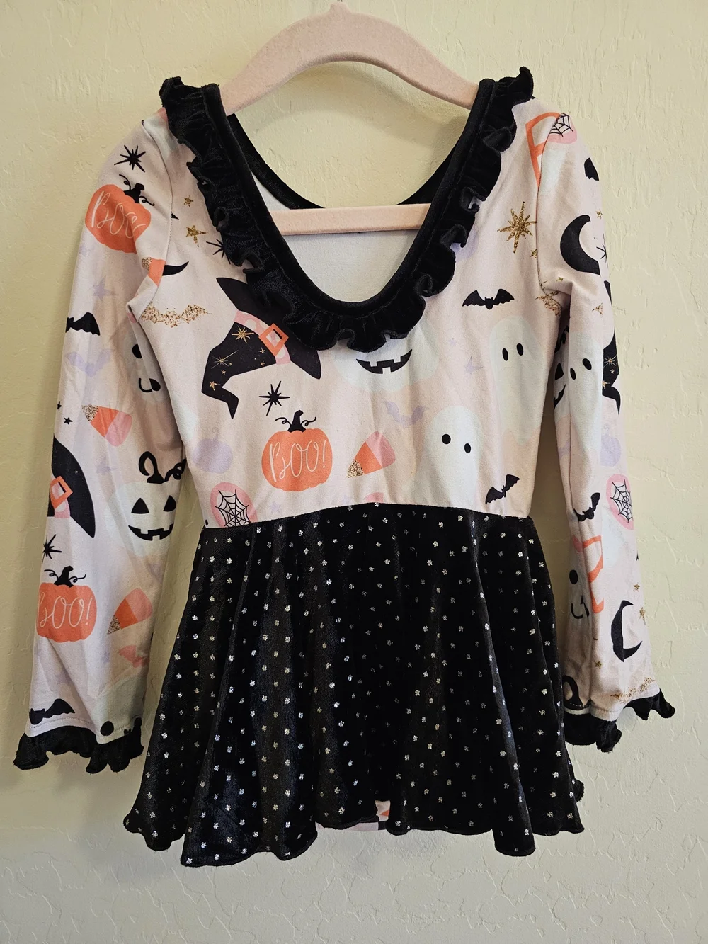Cheeky Plum Farrah Leotaed Spooky Cute 3T